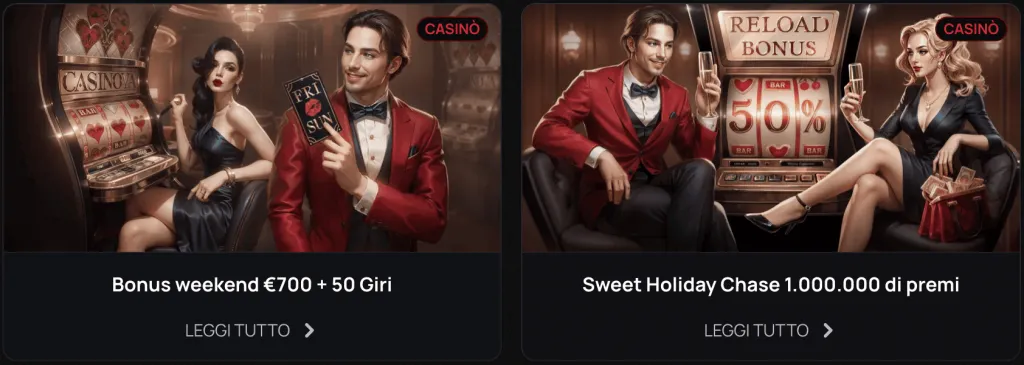 Bonus e promozioni Casinova Casino